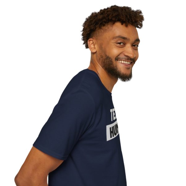 Team Human Unisex Softstyle T-Shirt - Image 59