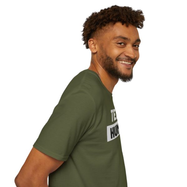 Team Human Unisex Softstyle T-Shirt - Image 23