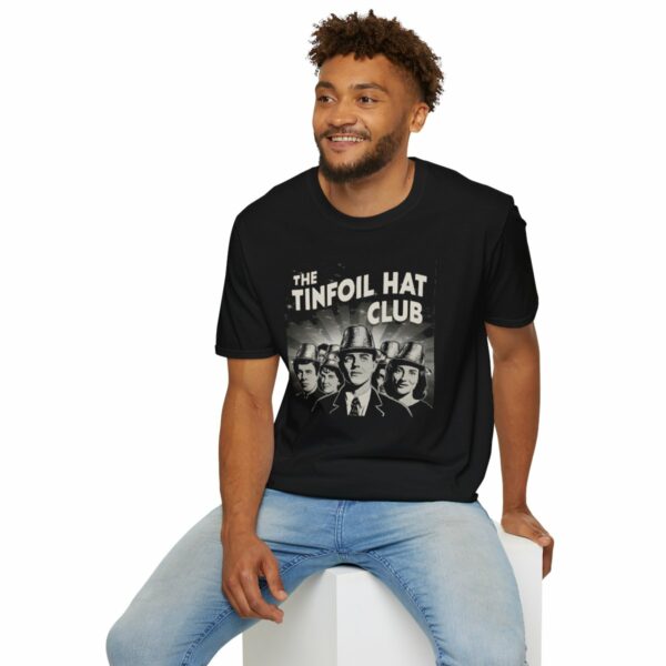 The Tinfoil Hat Club Tee Softstyle T-Shirt - Image 12