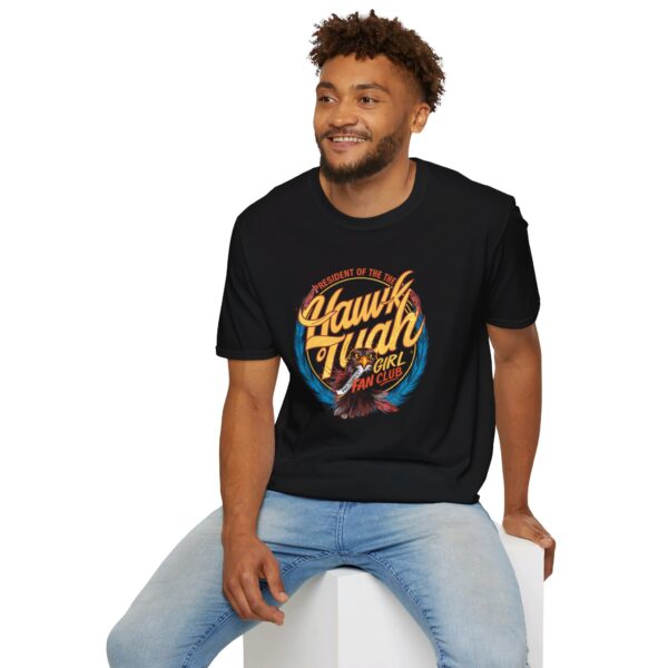 President of the Hawk Tuah Girl Fan Club Shirt Funny Trend Tee - Image 12