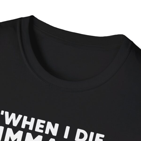 Snow Bunny Heaven T-Shirt When I Die I'mma Go To... Tee TikTok Song Trend - Image 3