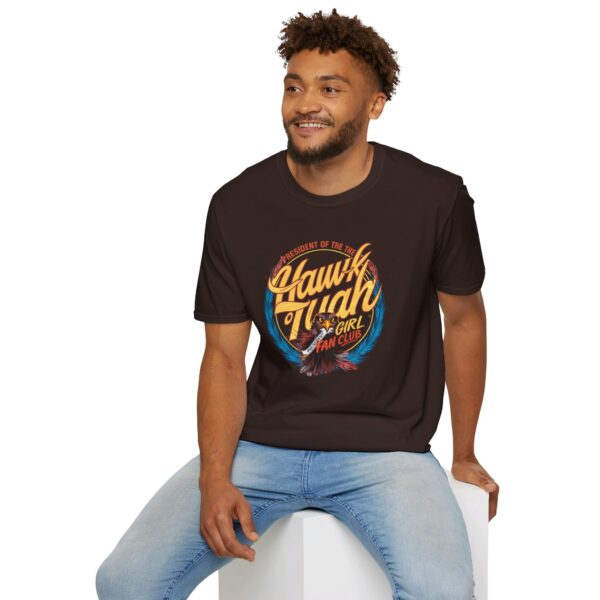 President of the Hawk Tuah Girl Fan Club Shirt Funny Trend Tee - Image 24