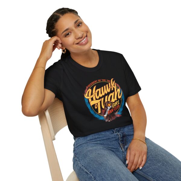 President of the Hawk Tuah Girl Fan Club Shirt Funny Trend Tee - Image 10