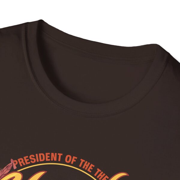 President of the Hawk Tuah Girl Fan Club Shirt Funny Trend Tee - Image 15